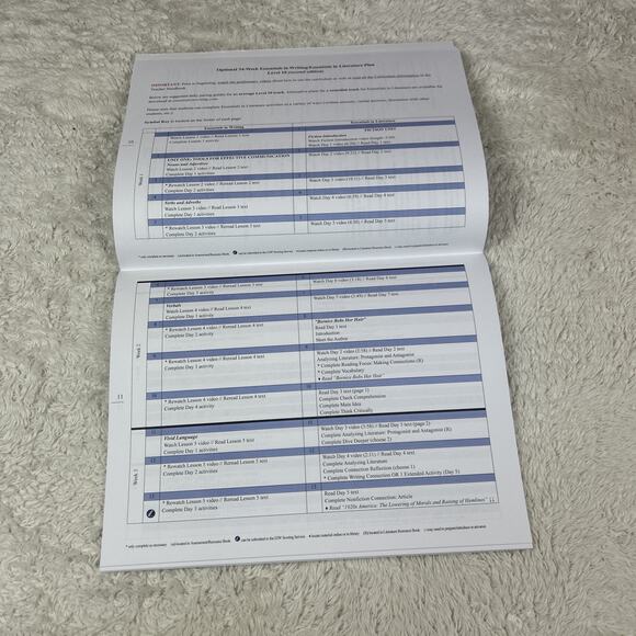 Essentials In Writing & Literature Books Level 10 Student, Resource, Teacher EIW - Picture 11 of 11